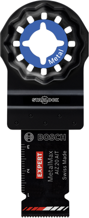 „Bosch EXPERT AIZ 20 AIT MetalMax“ įgilinamo pjovimo ašmenys, su kietmetalio briauna.